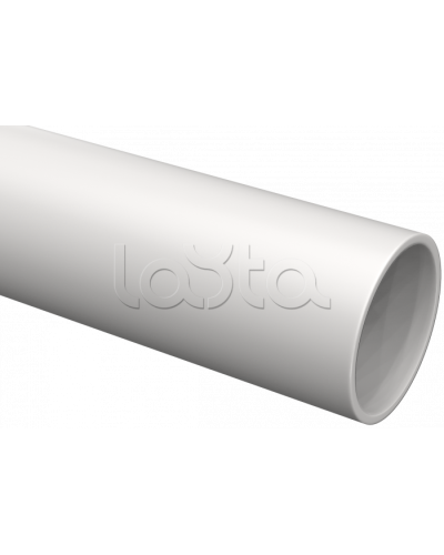 Труба гладкая жесткая ПВХ d=25 белая 2м (50м/компл) IEK (CTR10-025-K01-2-050) в Ессентуках Гладкая труба Pintop.ru