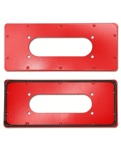 Фланец красный для ST с перф. Тип 5 DKC R5FPST03-RAL3000 в Ессентуках Аксессуары для стоек и шкафов Pintop.ru