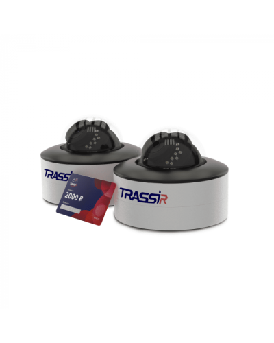 Комплект облачного видеонаблюдения TRASSIR W2D5Street в Ессентуках IP-камеры Pintop.ru