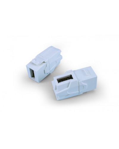 Вставка формата Keystone Jack Hyperline (KJ1-USB-VA2-WH) в Ессентуках Кроссы оптические Pintop.ru