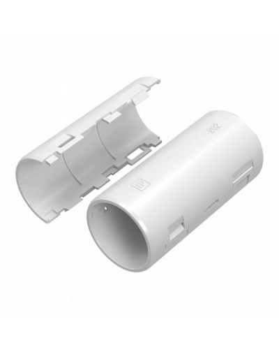 Муфта разборная d32 мм белая (36шт/360шт уп/кор) Промрукав (PR13.0420) в Ессентуках Повороты, муфты, тройники Pintop.ru