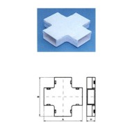 Х-соединитель с основой 39х18 на 39х18 TWT TWT-CT39/39-XB-WH