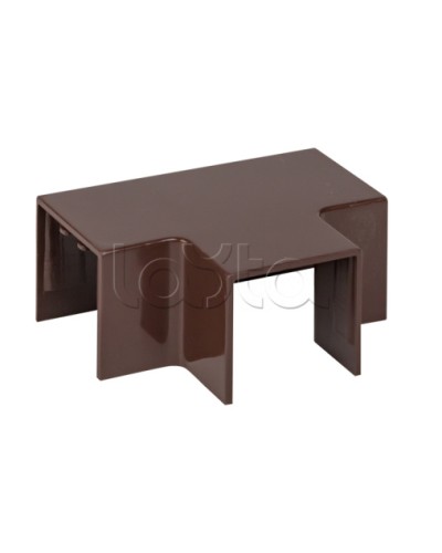 Угол T-образный (25х25) (4 шт) темное дерево EKF-Plast (tchd-25-25x4) в Ессентуках Аксессуары для кабель-канала Pintop.ru