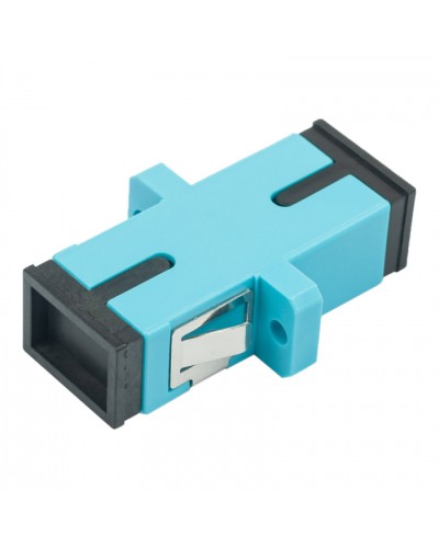 Адаптер оптический проходной SC-SC, OM3, симплекс (simplex), бирюзовый Datarex DR-540023 в Ессентуках Коммутационные изделия Pintop.ru