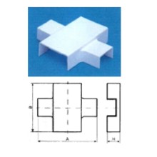 Х-переходник 60х22 на 39х18 TWT TWT-CT60/39-XT-WH