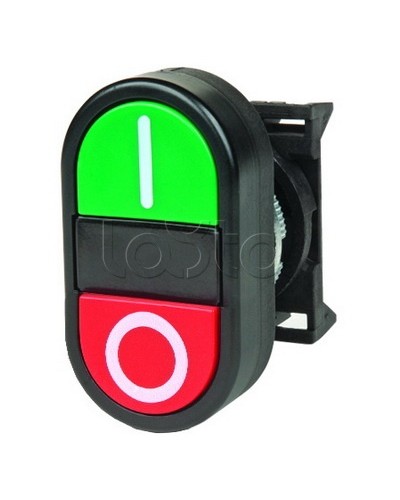 Кнопка двойная плоская, черная DKC ABFTM в Ессентуках Кнопки выхода Pintop.ru