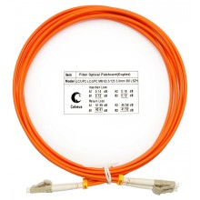 Шнур оптический duplex LC-LC 62,5/125 mm 3м LSZH Cabeus FOP-62-LC-LC-3m
