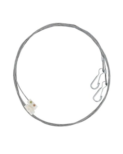 Комплект крепления для световых табло серии Т к потолку (трос 1м) SLT ККТ-2 в Ессентуках Дополнительное оборудование для ОПС Pintop.ru