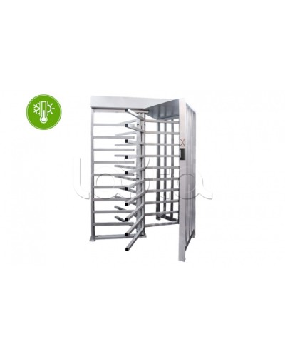 Турникет полноростовой с подогревом 3V RUBEZH STRAZH Model X УХЛ 2.1 OSDP MF (T-1000) в Ессентуках Турникеты Pintop.ru