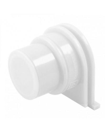 Переходник универсальный на гофрированную трубу белый (50шт/1000шт уп/кор) Промрукав (PR13.0321) в Ессентуках Аксессуары для кабель-канала Pintop.ru