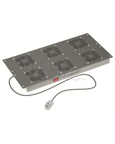 Потолочный вентиляторный модуль, с термостатом 6 вент. для крыши Ш= 600мм DKC R5VSIT6006FT в Ессентуках Вентиляторные модули Pintop.ru