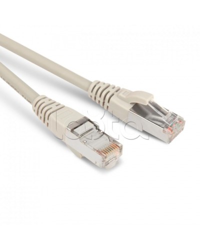 Патч-корд RJ45-RJ45, 4 пары, STP, кат.5е, LSZH (3м) Hyperline PC-LPM-STP-RJ45-RJ45-C5e-3M-LSZH-GY в Ессентуках Патчкорды (медные) Pintop.ru