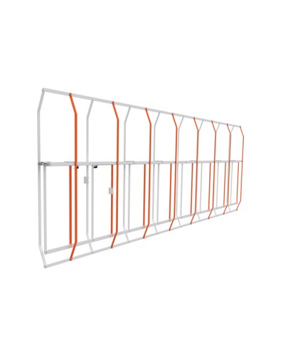 Шторка стрелы шлагбаумов GT высотой 1,3 м (модуль 1721 мм) Came 803XA-0350 в Ессентуках Запчасти для шлагбаумов и автоматики Pintop.ru