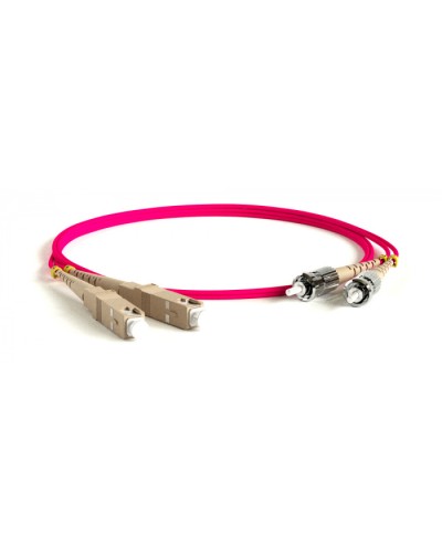 Патч-корд волоконно-оптический Hyperline FC-D2-504-LC/PR-ST/PR-H-30M-LSZH-MG в Ессентуках Патч-корды оптические Pintop.ru