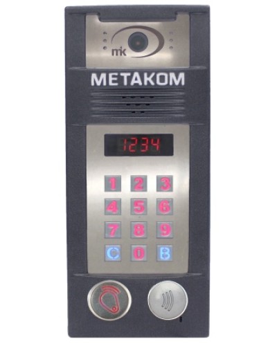 Многоабонентый антивандальный блок вызова со встроенной гибридной видеокамерой Метаком MК2018-RFMFСVH в Ессентуках Блоки вызова многоабонентные Pintop.ru