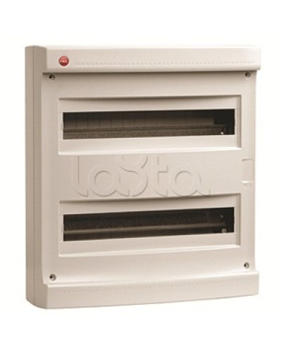 Щиток настен.без двер.36мод.,IP40,сер.,с усил. клем.блок.2х87312 DKC 83736 в Ессентуках Боксы для автоматов Pintop.ru