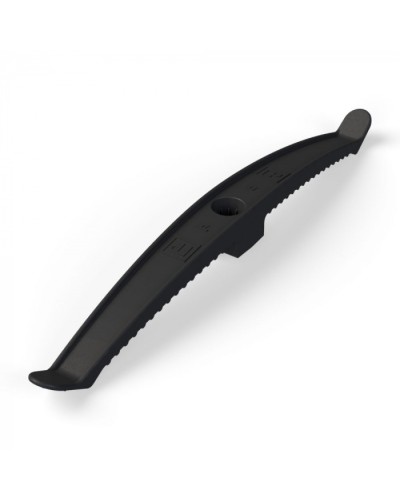 Держатель кабеля двусторонний для прямого монтажа в гофроящике черный (100 шт/кор) Промрукав (PR13.0488) в Ессентуках Аксессуары для кабель-канала Pintop.ru