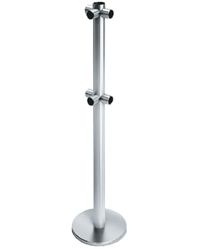 Стойка ограждения T-образная передвижная Oxgard ВЗР 2442.04 в Ессентуках Ограждения Pintop.ru