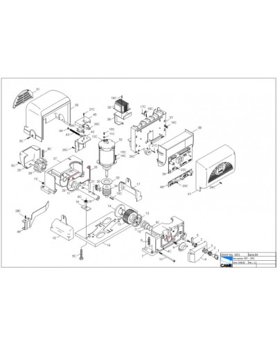 Плата S6000/7000 Came 119RIR123 в Ессентуках Запчасти для шлагбаумов и автоматики Pintop.ru