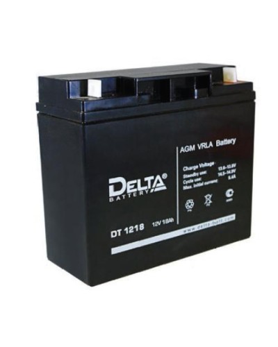 Аккумулятор свинцово-кислотный Delta DT 1218 в Ессентуках Электротехническое оборудование Pintop.ru