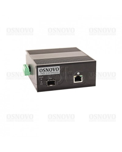 Медиаконвертер Gigabit Ethernet с поддержкой PoE OSNOVO OMC-1000-11X/I в Ессентуках Медиаконвертеры Pintop.ru