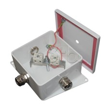 Коробка монтажная огнестойкая Гефест КМ-О (6к*6,0)-IP66-120х120, пять вводов