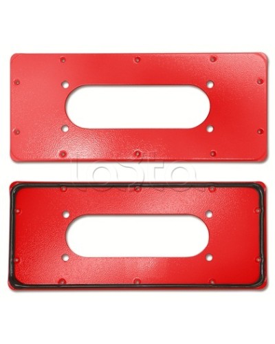 Фланец красный для ST с перф. Тип 3 DKC R5FPST01-RAL3000 в Ессентуках Аксессуары для стоек и шкафов Pintop.ru