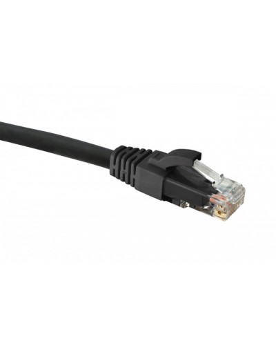Коммутационный шнур категории 6 U/UTP, LSZH, 2 м, черный Eurolan (21D-U6-02BL) в Ессентуках Патчкорды (медные) Pintop.ru