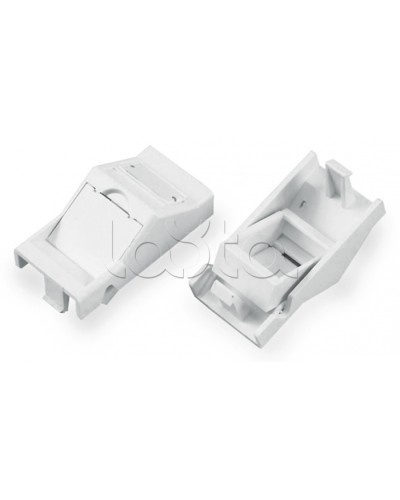 Вставка угловая 45x22.5 для 1 модуля формата Keystone Jack Hyperline SIP2A-1K-M45-22.5 в Ессентуках Модули Keystone Pintop.ru