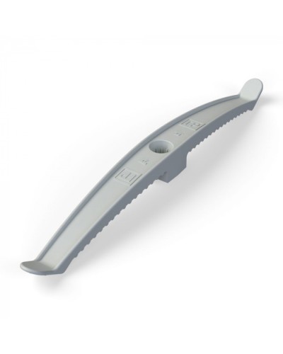 Держатель кабеля двусторонний для прямого монтажа в гофроящике серый (100 шт/кор) Промрукав (PR13.0487) в Ессентуках Аксессуары для кабель-канала Pintop.ru