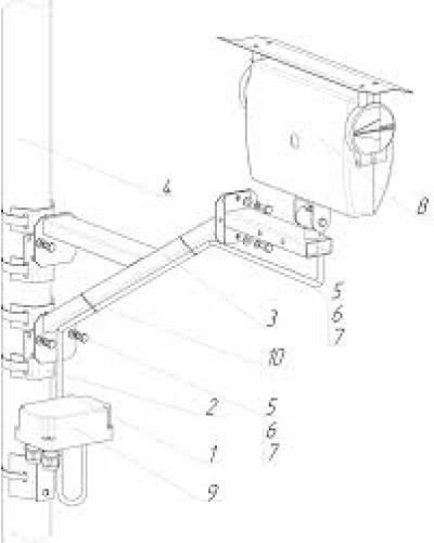 Комплект консоли ЮМИРС КМЧ-2 в Ессентуках Аксессуары для средств охраны периметра Pintop.ru