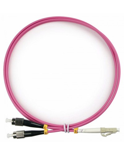 Шнур оптический duplex LC-FC 50/125 mm OM4 1,5м LSZH Cabeus FOP-50-OM4-LC-FC-1,5m в Ессентуках Патч-корды оптические Pintop.ru