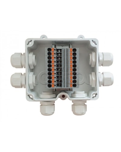 Клеммная коробка Магнито-контакт КСП-10 АЯКС IP66 PUSH-IN в Ессентуках Распределительные коробки Pintop.ru