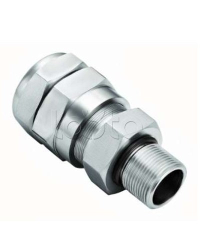 Кабельный ввод для бронированного кабеля с уплотнением внутренней оболочки кабеля резьбой G1/2, внешним диаметром кабеля D от 11 до 15 мм и проходным диаметром кабеля d= 6-10 мм Спектрон КВБ-15/10-М-G1/2 в Ессентуках Аксессуары для кабель-канала Pintop.r