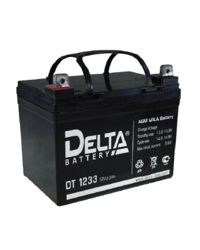 Аккумулятор свинцово-кислотный Delta DT 1233 в Ессентуках Электротехническое оборудование Pintop.ru