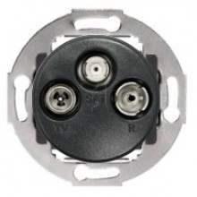 Механизм розетки TV+FM+SAT оконечный Vintage Экопласт 885400-1