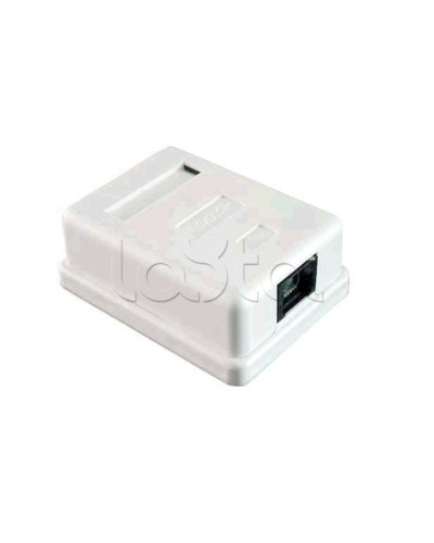 Розетка компьютерная 1xRJ-45 CAT5e экран (10шт/уп) REXANT 03-0122 в Ессентуках Коннекторы Pintop.ru