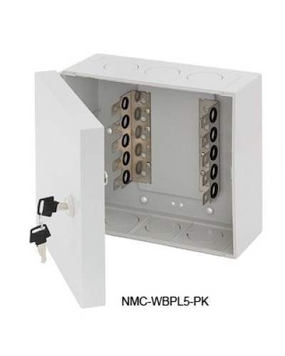 Щит распределительный настенный 5 плинтов NIKOMAX (NMC-WBPL5-PK) в Ессентуках Щиты электрические Pintop.ru