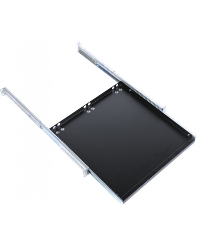 Полка клавиатурная с телескопическими направляющими, регулируемая глубина 580-620 мм ЦМО ТСВ-К4-9005 в Ессентуках Полки для шкафов и стоек Pintop.ru