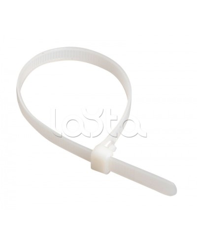 Стяжка 150x2,5 мм нейлоновая, белая IEK (UHH31-D025-150-100) в Ессентуках Стяжки-хомуты Pintop.ru