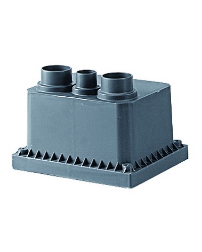 Колодец переходной смотровой 225x175x145 с крышкой для двустенных труб DKC (025001) в Ессентуках Повороты, муфты, тройники Pintop.ru