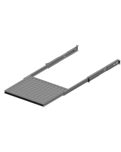 Полка выдвижная (400 мм) TLK TLK-SHFC-400R-BK в Ессентуках Полки для шкафов и стоек Pintop.ru