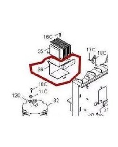 Кронштейн крепления аккумуляторов BX-P Came 119RIBX036 в Ессентуках Запчасти для шлагбаумов и автоматики Pintop.ru