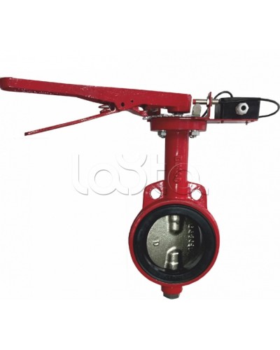 Затвордисковый с ручным приводом с контролем положения УКПЗА Спецавтоматика 3т 125/1,6(Р)-Ф.У3.1-АМК-125v4 в Ессентуках Затворы дисковые Pintop.ru