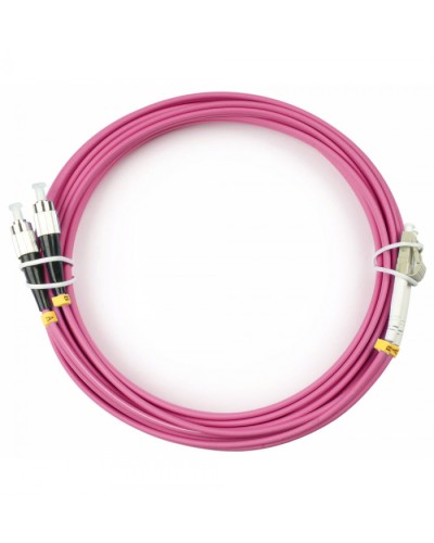 Шнур оптический duplex LC-FC 50/125 mm OM4 20м LSZH Cabeus FOP-50-OM4-LC-FC-20m в Ессентуках Патч-корды оптические Pintop.ru