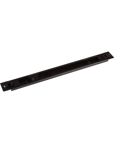 Панель 19 с щеточным вводом 1U, быстросъемная, черная LANMASTER LAN-DC-TLBRP-1U в Ессентуках Аксессуары для стоек и шкафов Pintop.ru