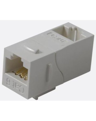 Повторитель портов RJ-45, неэкранированный, 90 градусов, кат.5E, формата Keystone, белый LANMASTER LAN-KCP45U5E/90-WH в Ессентуках Проходные адаптеры Pintop.ru