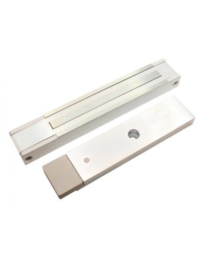 Электромагнитный замок с датчиком состояния двери ALeko ALM-300P (12В белый) в Ессентуках Электромагнитные замки Pintop.ru