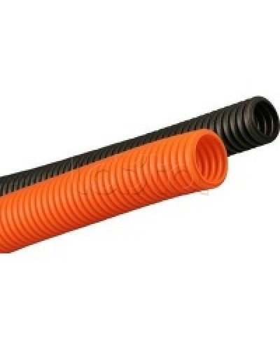 Труба гофрированная ПНД 25 мм лёгкая без протяжки цвет оранжевый DKC 70925 в Ессентуках Труба гофрированная Pintop.ru