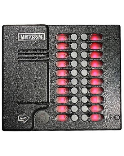 Блок вызова домофона Метаком MK20.2-RFEV в Ессентуках Вызывные видеопанели малоабонентные Pintop.ru